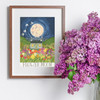 Flower Moon Counted Cross Stitch Kit by Bothy Threads