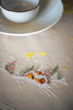 Embroidery Kit: Tablecloth: Winter Landscape with Star by Vervaco
