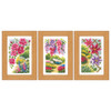 Miniatures In My Garden Set of 3 Counted Cross Stitch Kit