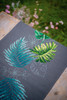 Botanical Leaves II Table Runner Embroidery Kit by Vervaco