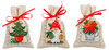 Set of 3 Gift Bags Christmas Cross Stitch Kits by Vervaco