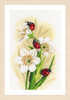 Ladybug Parade (Aida) Counted Cross Stitch Kit by Lanarte