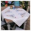 Allium in Blue and Purple Tablecloth Embroidery Kit by Vervaco