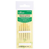 Clover Hand Sewing Gold Eye Needles Size 18-22 pack of 6 needles