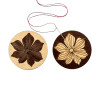 Magnetic Needle Holder - Wooden Flower Needle Minder