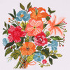 Large Floral Bouquet Cross Stitch Kit by Trimits