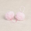 1 Pale Pink pom Pom Faux Fur 4cm Diameter