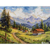 The Chamonix Valley Counted Cross Stitch Kit By Merejka