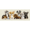 Puppies Counted Cross Stitch Kit By Riolis