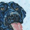 Mini Snow Dog Cross Stitch Kit by Dimensions