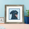 Mini Snow Dog Cross Stitch Kit by Dimensions