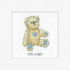 It's a Boy Cross Stitch Card Kit by Heritage Crafts