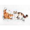Winter Kitties Counted Cross Stitch Kit by Letistitch