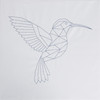  Wall Deco Geometric Hummingbird Machine Embroidery Kit By Anchor
