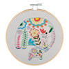 Elephants Embroidery Kit with Hoop by Trimits