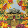 Autumn: Four Seasons Counted Cross Stitch Kit by Vervaco