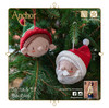 Crochet Kit: Creativa: Amigurumi: Santa and Elf Baubles By Anchor