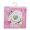 Patchwork Heart Green Counted Cross Stitch Kit by Anchor