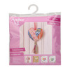 Patchwork Hearts Hanging Decoration Pink Counted Cross Stitch Kit By Anchor