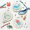 Under the Sea Collection Jellyfish Cross Stitch Kit by Anchor