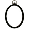 Black Mini Flexi Hoop Oval 7cm x 9cm Sewing Accessories Kit by Permin