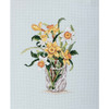 Daffodils in Crystal Vase Counted Cross Stitch Kit by RTO