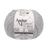 Crochet/Knitting Yarn: Cotton 'n' Wool: 4 Ply 50g Ball: Moonstone Grey