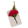 Corsage: Carnation: 7cm: Red