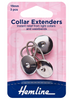 19mm 3 piece Metal Collar Expanders by Hemline