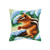 Chipmunk Chunky Cross Stitch Cushion Kit by Collection D'Art