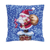 Merry Christmas Chunky Cross Stitch Cushion Kit by Collection D'Art