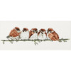House Sparrows Counted Cross Stitch Kit by Permin