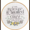 Haunted House Counted Cross Stitch Kit by Permin