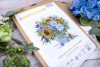 Bouquet with Sunflowers Cross Stitch Kit by Hobby Jobby