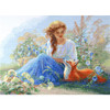 Mother Nature - Meadow Counted Cross Stitch Kit by Aine