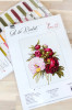 Peonies Bouquet Counted Cross Stitch Kit by Luca S