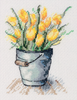 Bouquet of tulips Counted Cross Stitch Kit by Klart