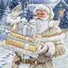 Santa and Pressies Cross Stitch Kit by Luca-S