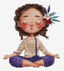 Meditation Cross Stitch Kit by Hobby Jobby