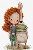 Lucy and The Goose Cross Stitch Kit by Hobby Jobby