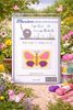 Sew Simple Butterfly Cross Stitch Kit by Fat Cat