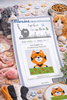 Sew Simple Cat Cross Stitch Kit by Fat Cat