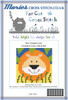 Sew Simple Lion Cross Stitch Kit by Fat Cat
