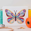 Mandala Butterfly Cross Stitch Kit by Meloca Designs