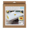 Sunflowers Table Runner Printed Cross Stitch Kit by Trimits