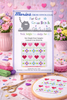 Sew Simple Heart Sampler Cross Stitch Kit by Fat Cat