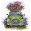 Through The Flowering Fields Counted Cross Stitch Kit by MP Studia