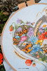 A heart of flowers Cross Stitch Kit by Lanarte