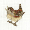 Little Friends Wren Cross Stitch Kit by Heritage