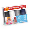 Thread Set: Water Repellent: 4 x 100m: Assorted Basics